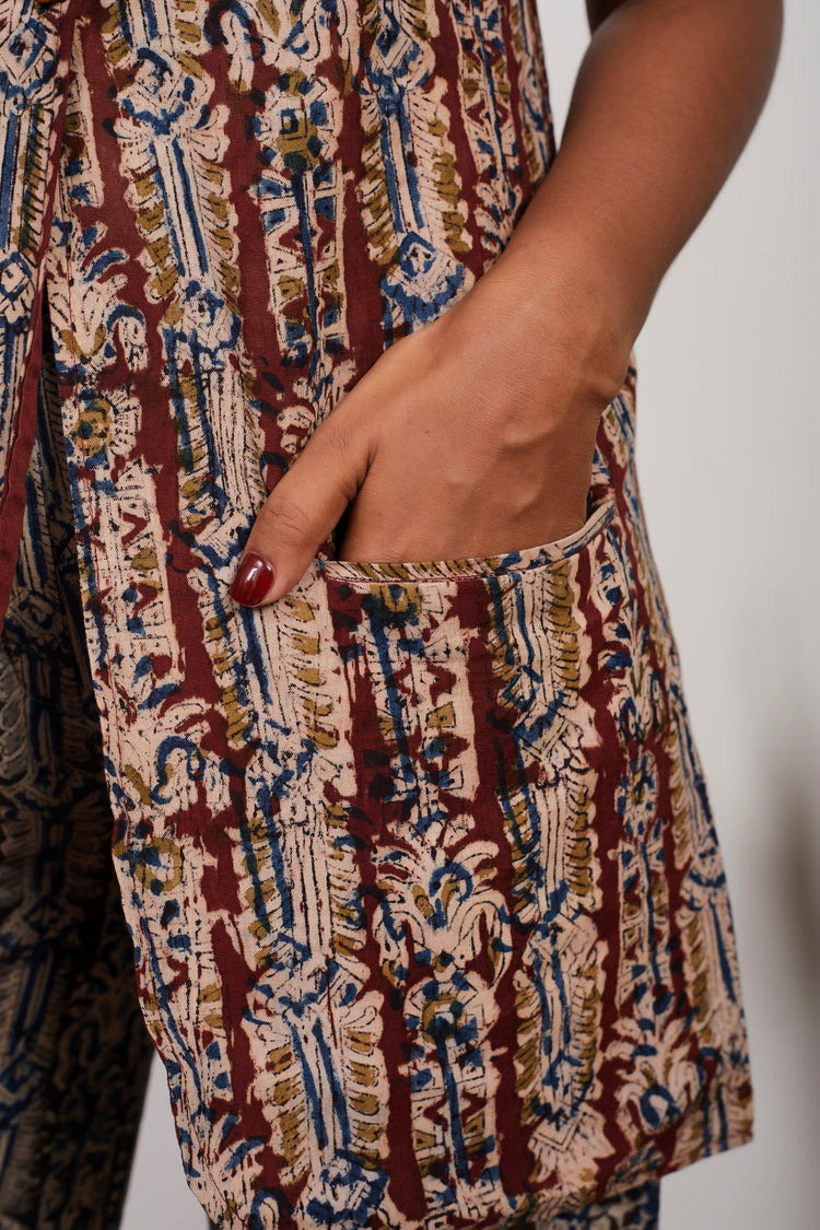 Kanak Kalamkari Co-ord Set