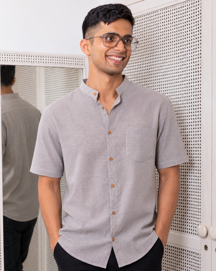 BnW Checks Handloom Shirt