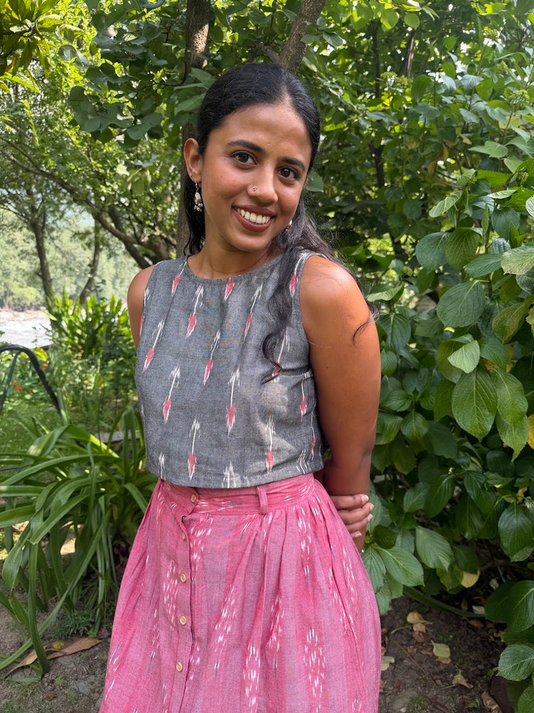 Gulnaar Ikat Co-ord Set