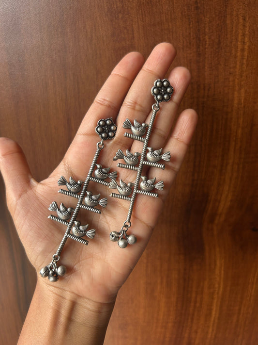 Amyra oxidised earrings