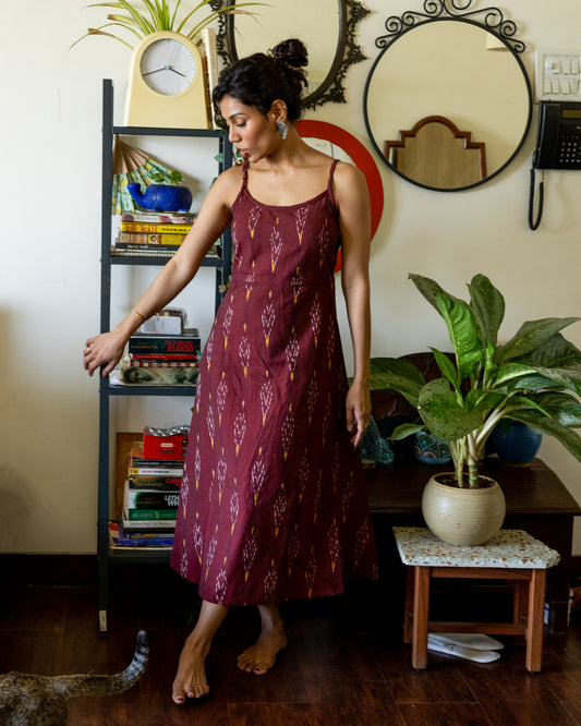Mira Ikat Slip Dress