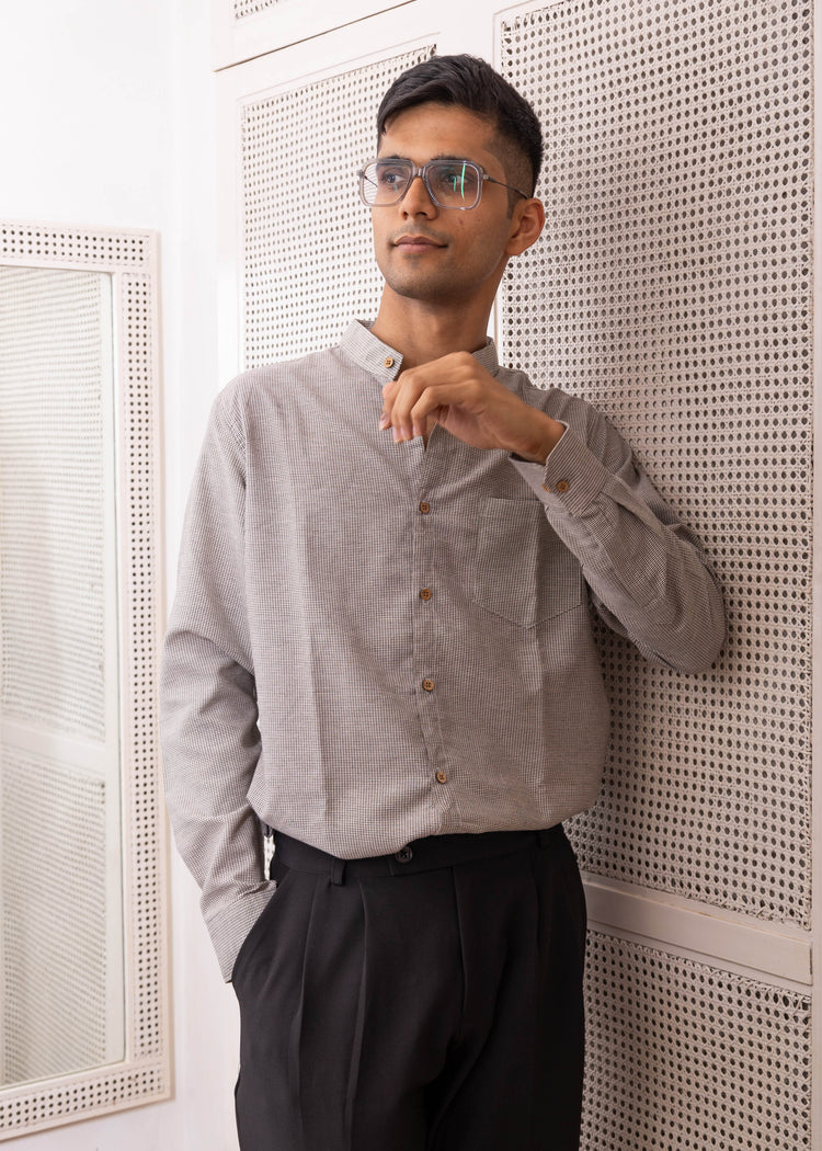 BnW Checks Handloom Shirt