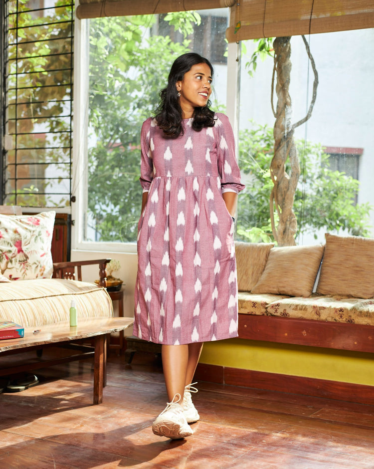 Angoor Ikat dress