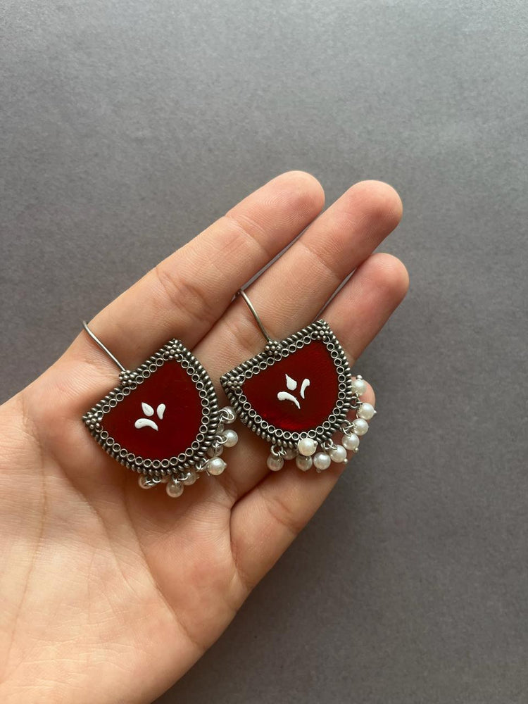 Noor Oxidised Earrings