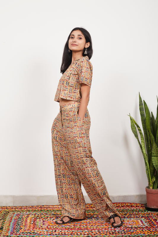 Riva Kalamkari Co-ord Set