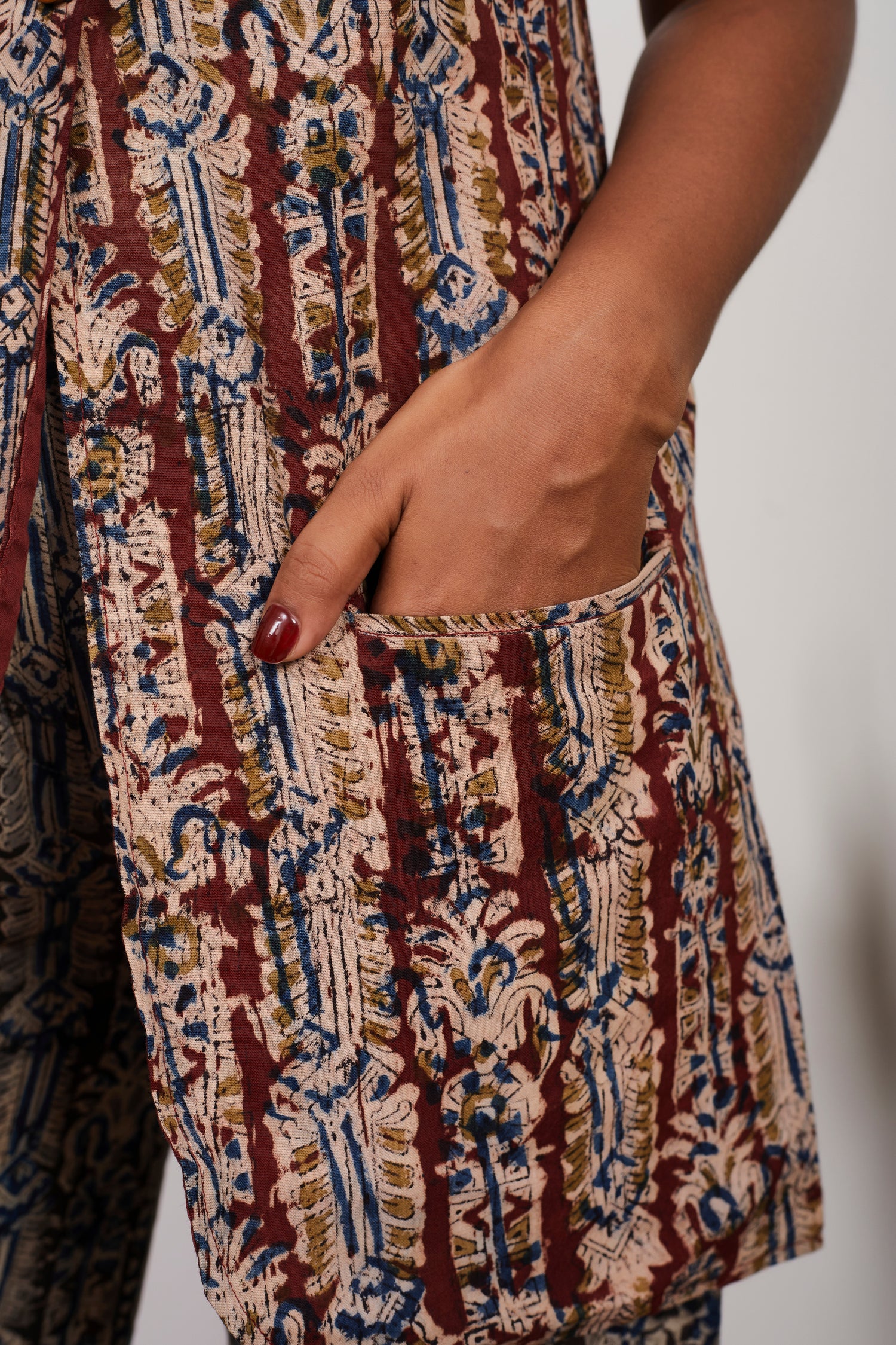 Shop Kanak Kalamkari Co-ord Set – Handcrafted Comfortable – ADAH