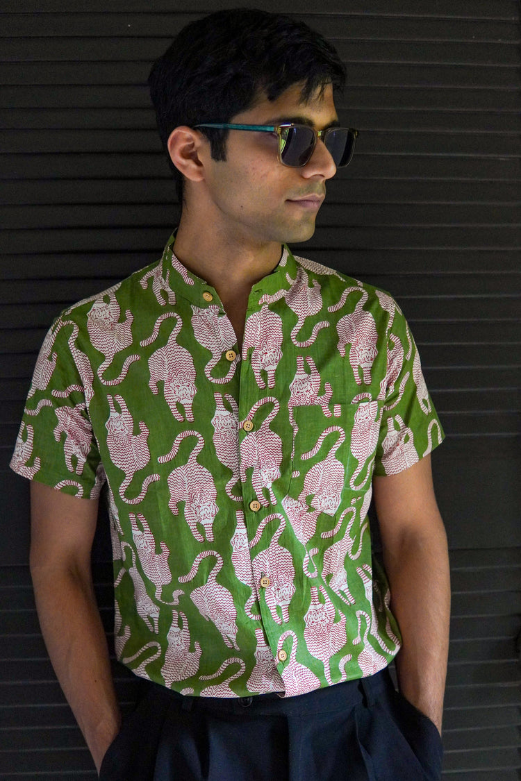 Vaagh Hand Block Print Unisex Shirt