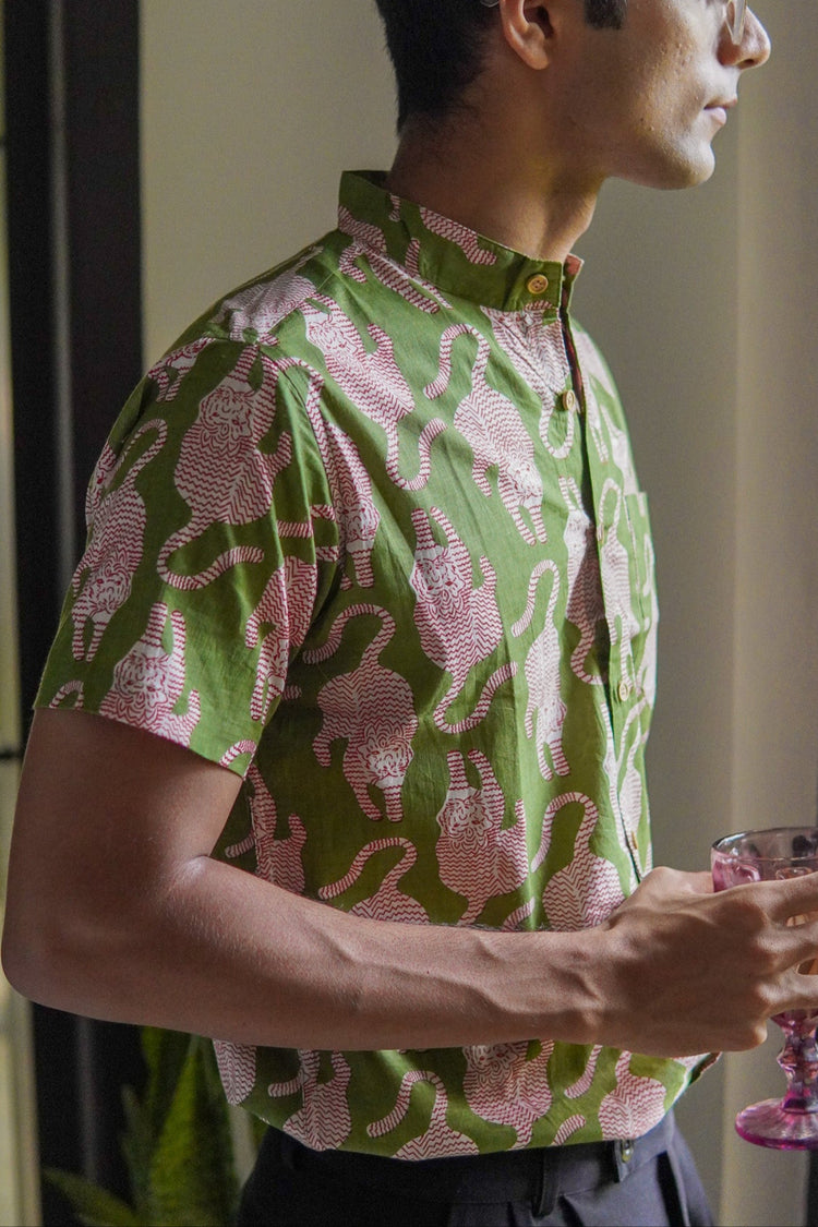 Vaagh Hand Block Print Unisex Shirt