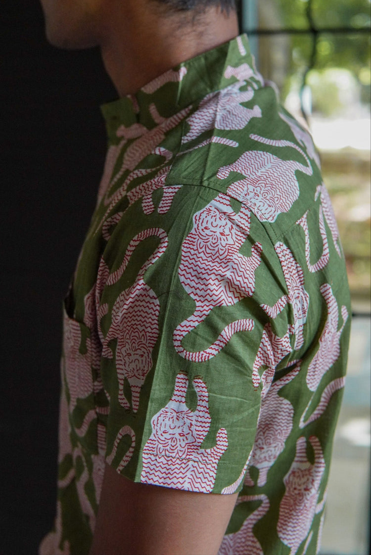 Vaagh Hand Block Print Unisex Shirt