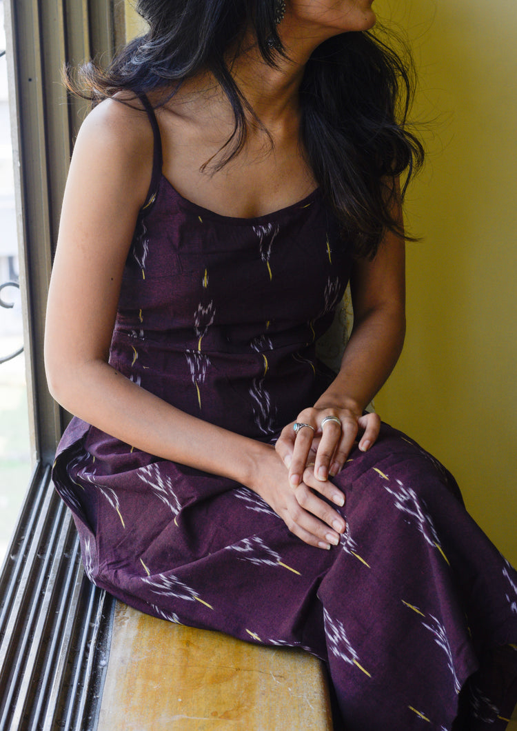 Mira slip ikat dress