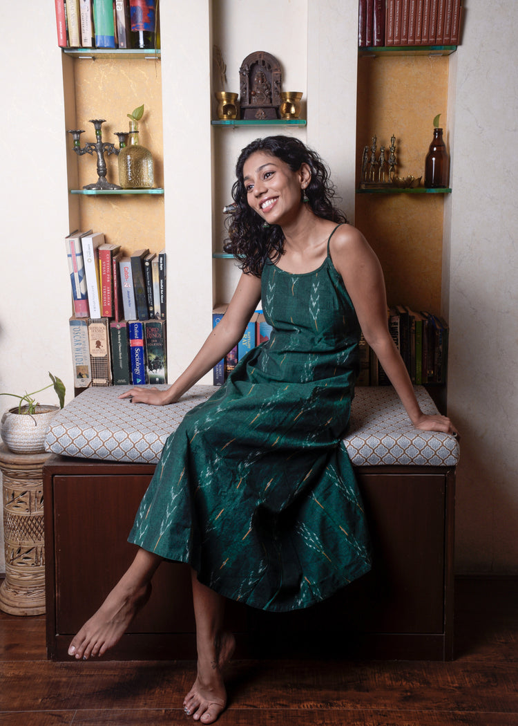 Mira slip ikat dress