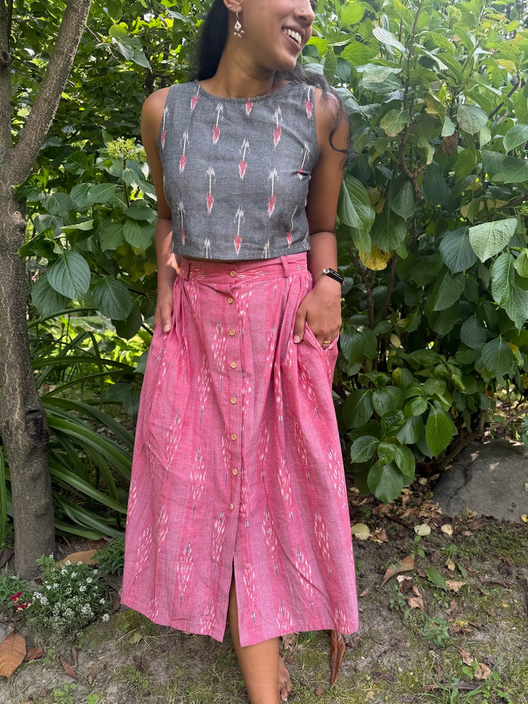 Gulnaar Ikat Co-ord Set