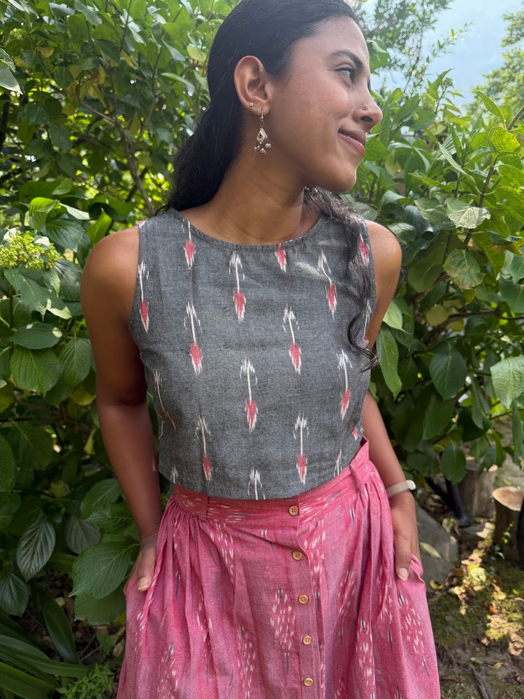 Gulnaar Ikat Co-ord Set