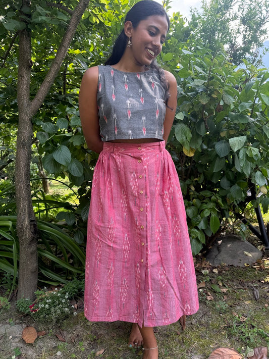 Gulnaar Ikat Co-ord Set