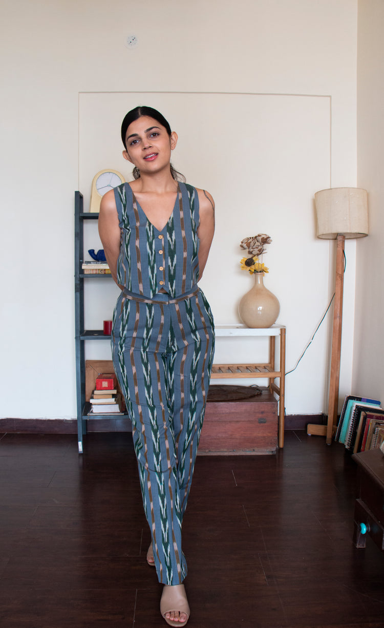 Syaahi Ikat Co-ord Set