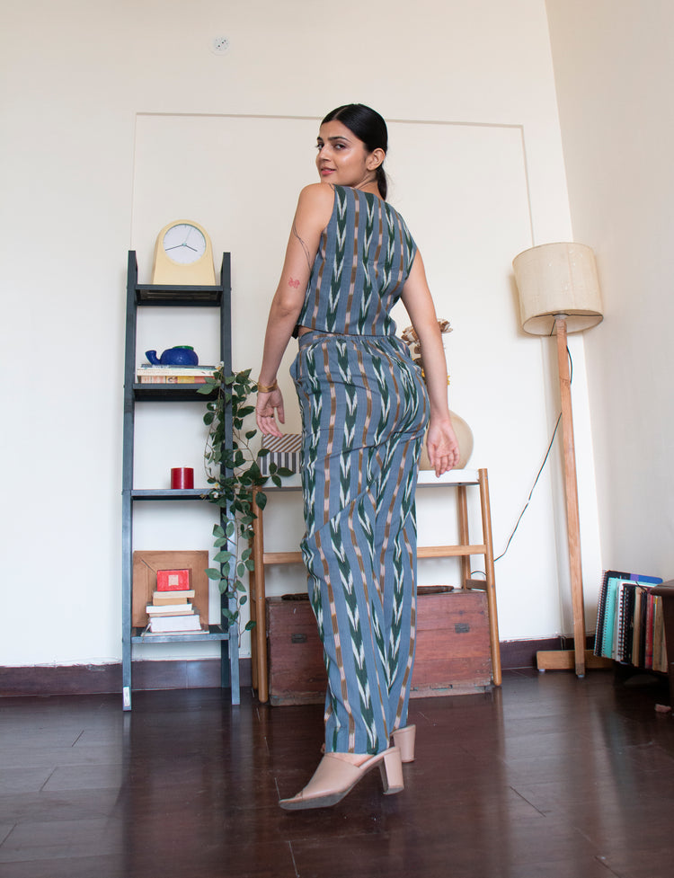 Syaahi Ikat Co-ord Set