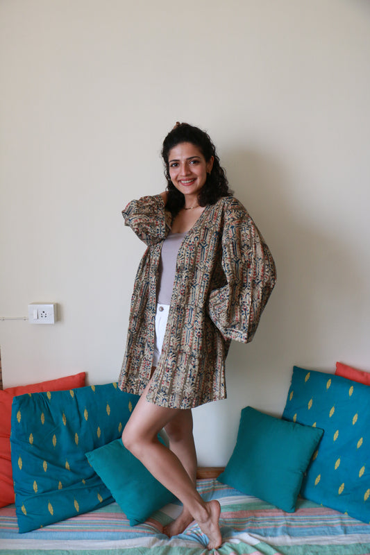 Easy Peasy Kalamkari Jacket