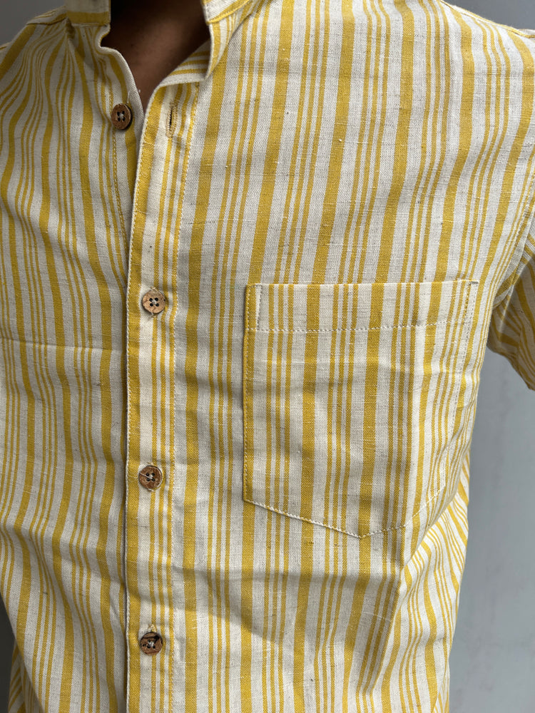 Mosambi Unisex Handloom Shirt