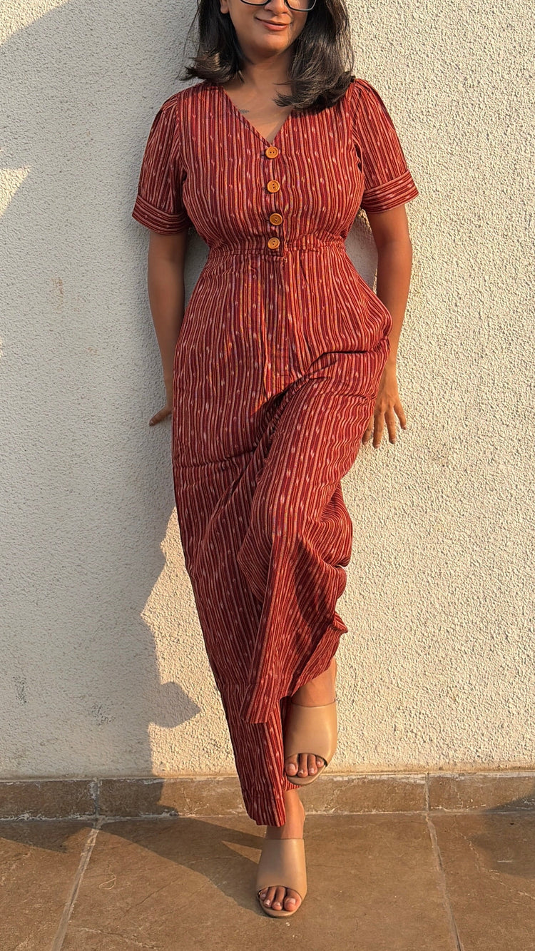 Kiya Ikat Jumpsuit