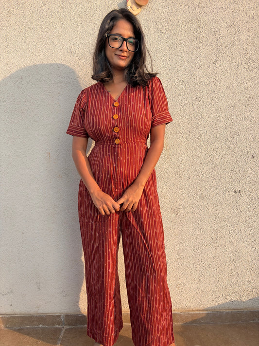 Kiya Ikat Jumpsuit