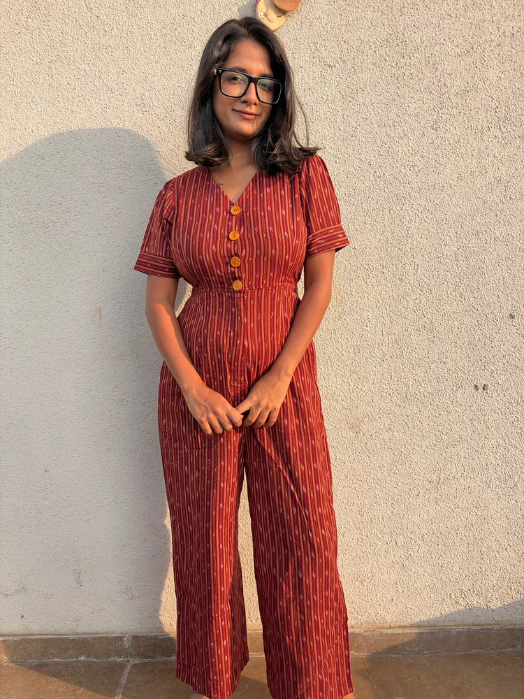 Kiya Ikat Jumpsuit