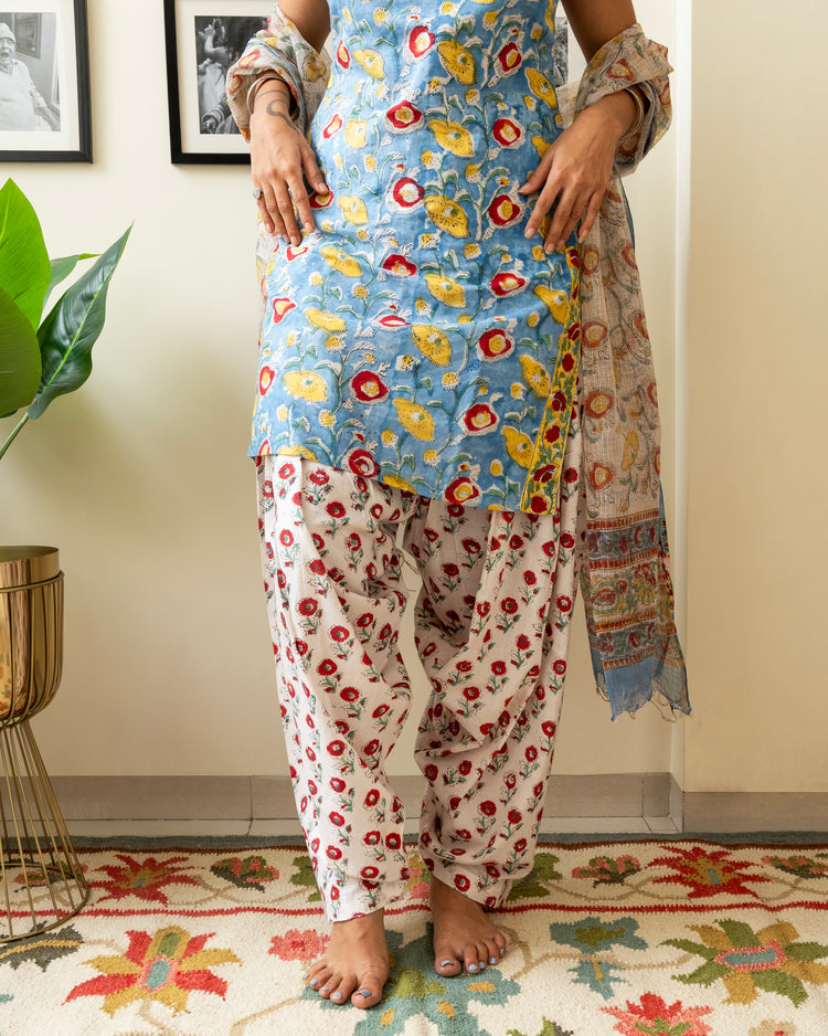 Neelbagh Hand Block Print Cotton Set