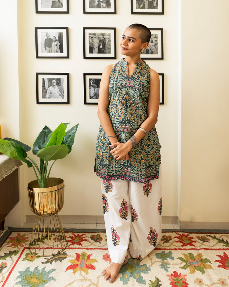Bageecha Hand Block Print Cotton Set