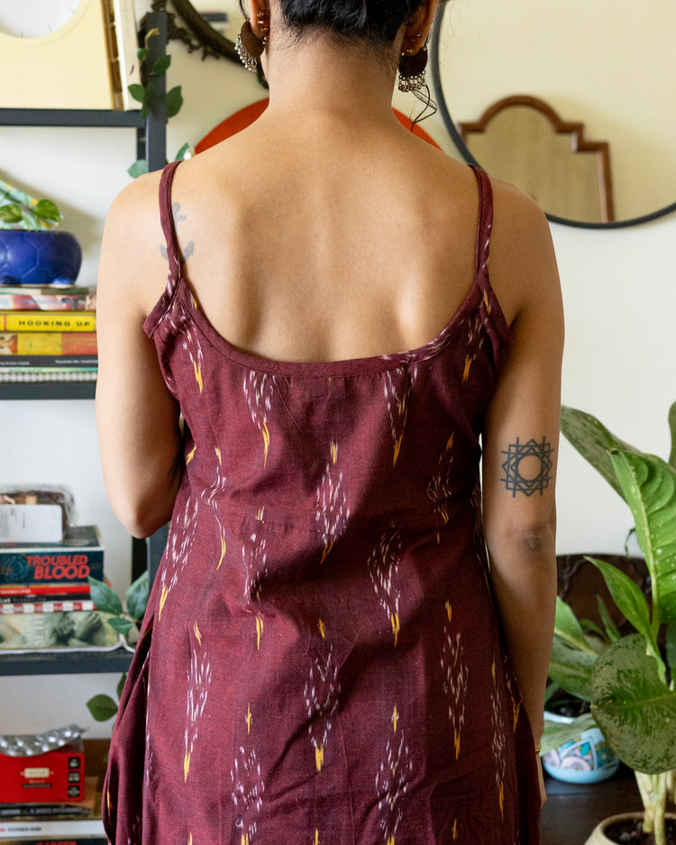 Mira slip ikat dress