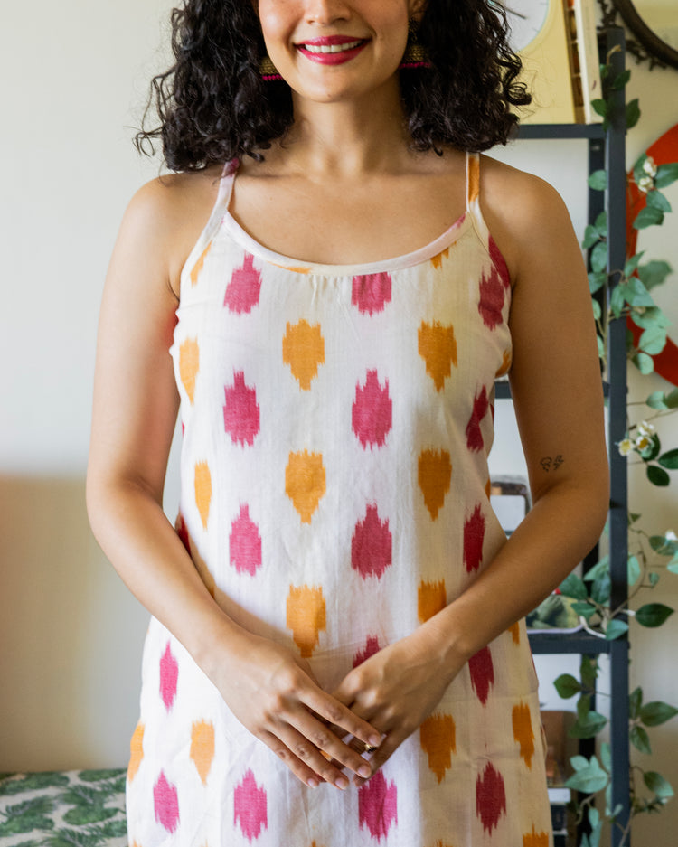 Ladoo Ikat slip suit set