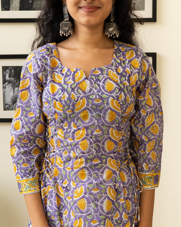 Gulrang Hand Block Print Cotton Set