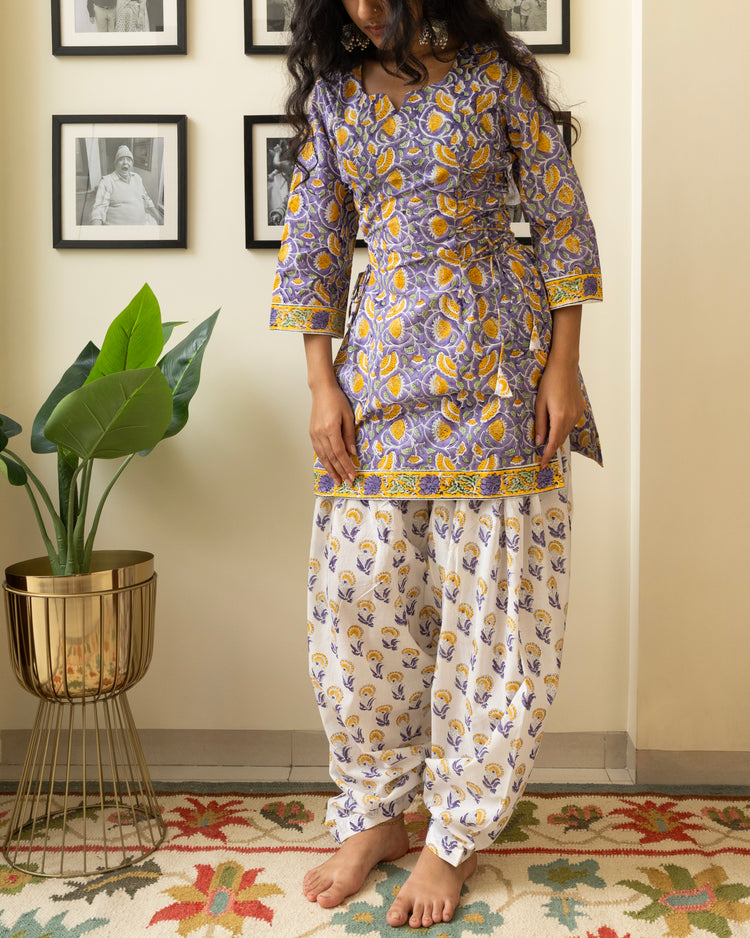Gulrang Hand Block Print Cotton Set