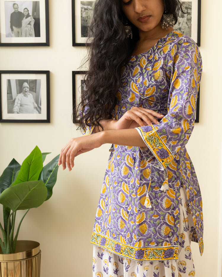 Gulrang Hand Block Print Cotton Set