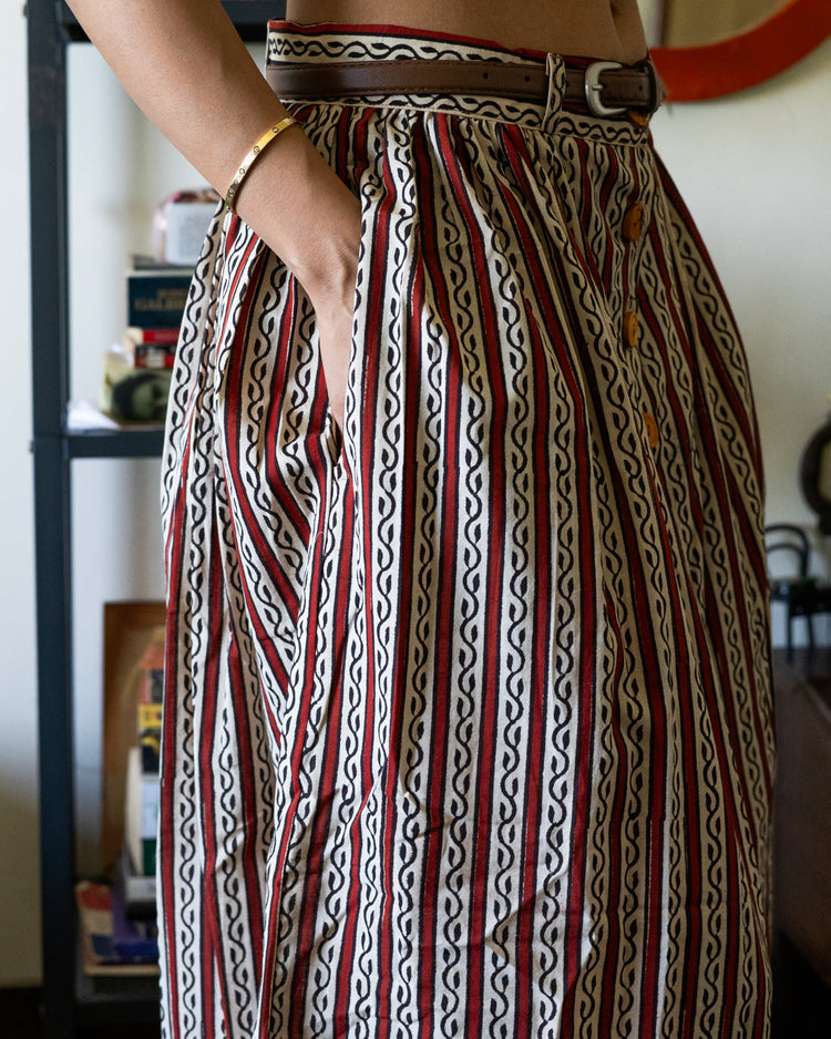Kairi Bagru Skirt