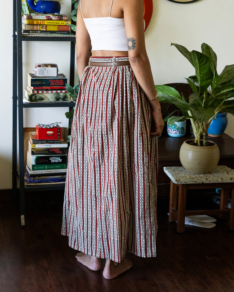 Kairi Bagru Skirt