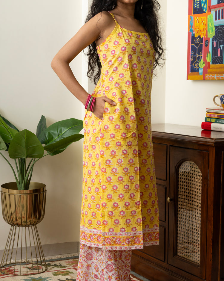 Abha Hand Block Print Cotton Set