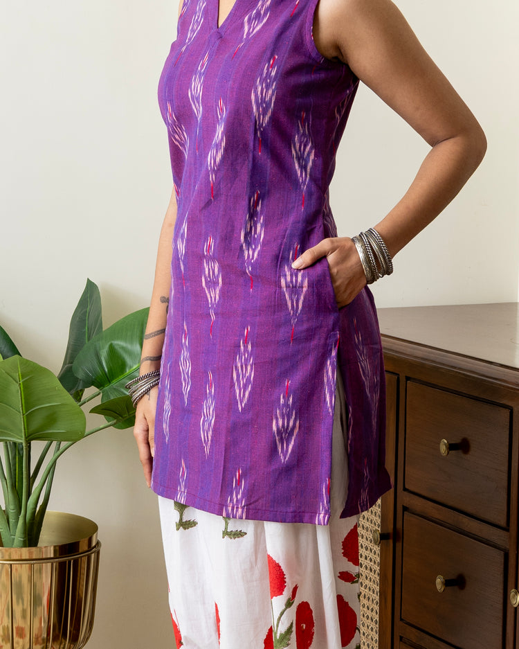 Phool Patti Block Print & Ikat Set