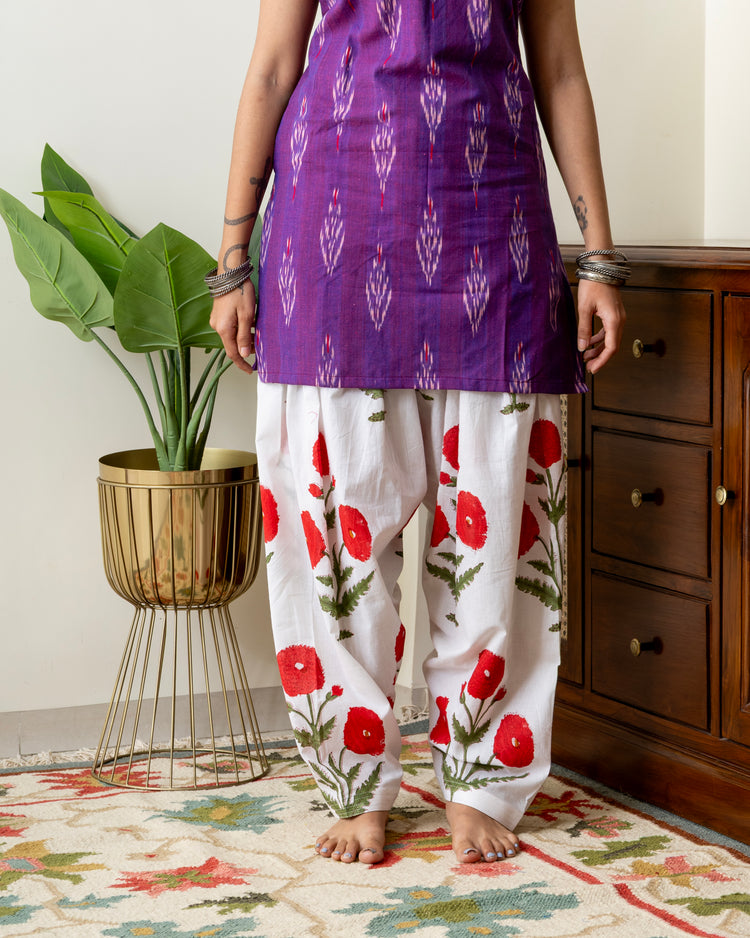 Phool Patti Block Print & Ikat Set