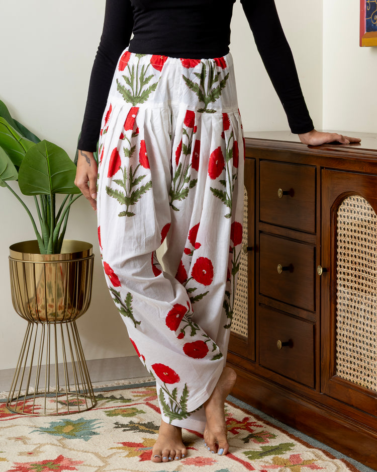 Phool Patti Block Print & Ikat Set