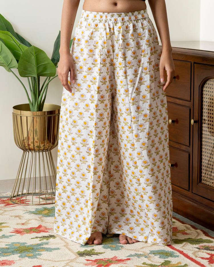 Kesar Hand Block Print Cotton Gul Set
