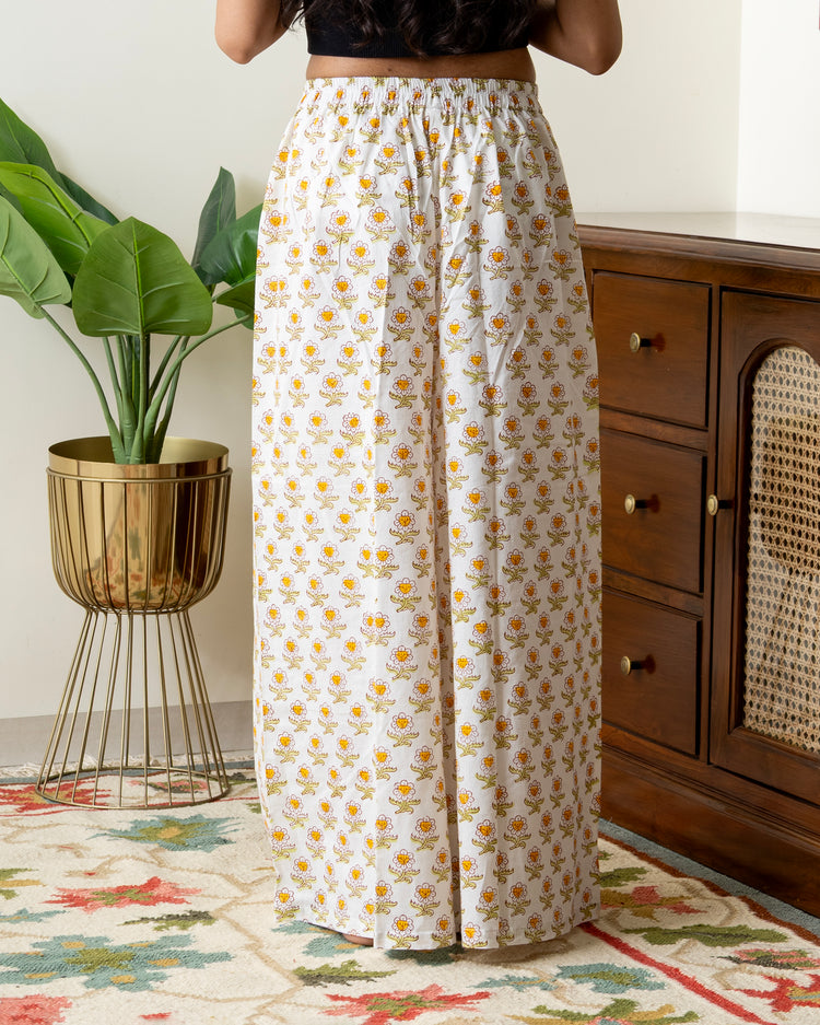 Kesar Hand Block Print Cotton Gul Set