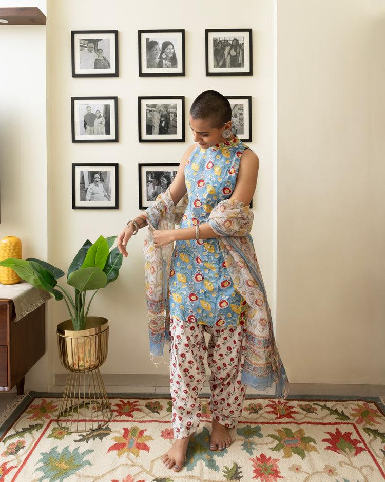 Neelbagh Hand Block Print Cotton Set
