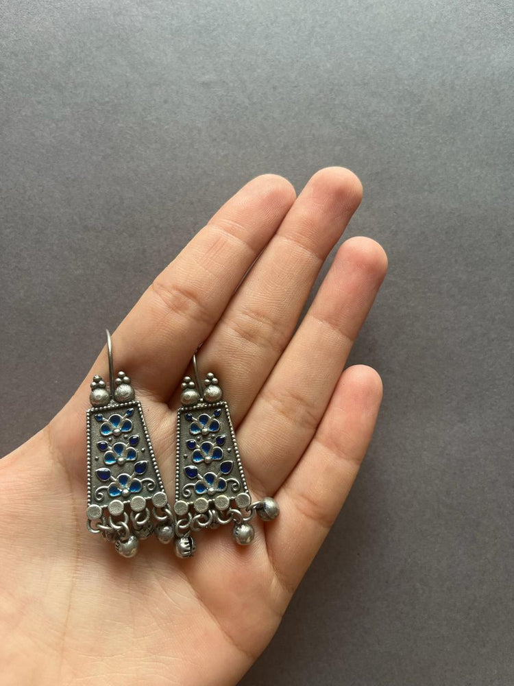 Nisha Oxidised Earrings