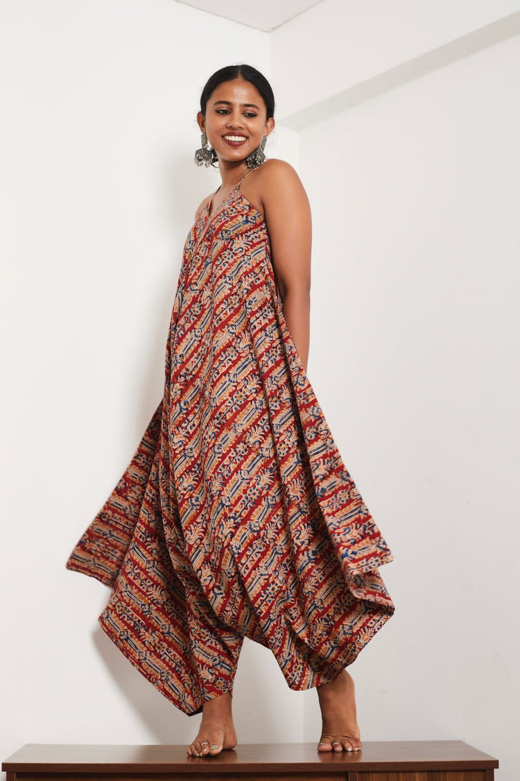 Aangan Kalamkari Jumpsuit