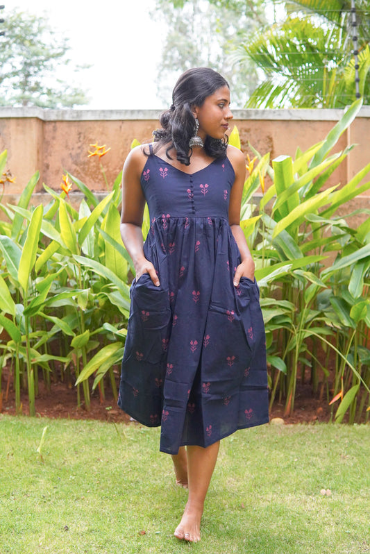 Saavan cotton slip dress