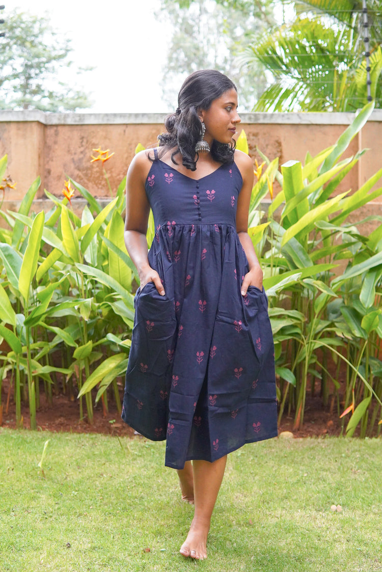 Saavan cotton slip dress