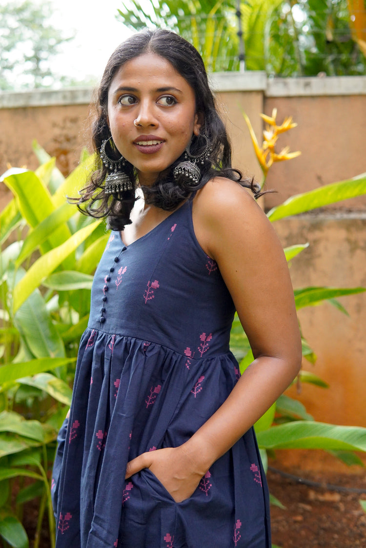 Saavan cotton slip dress