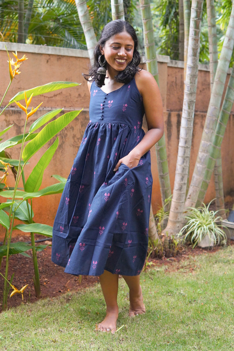 Saavan cotton slip dress