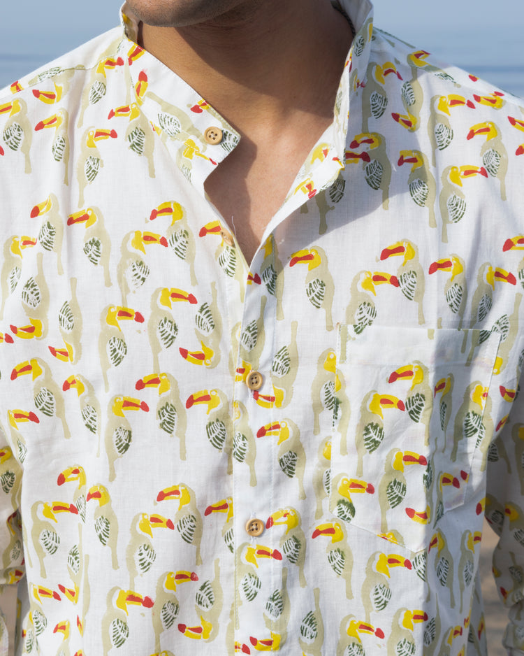 Havaseel block print unisex shirt