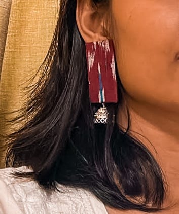 Zero waste earrings