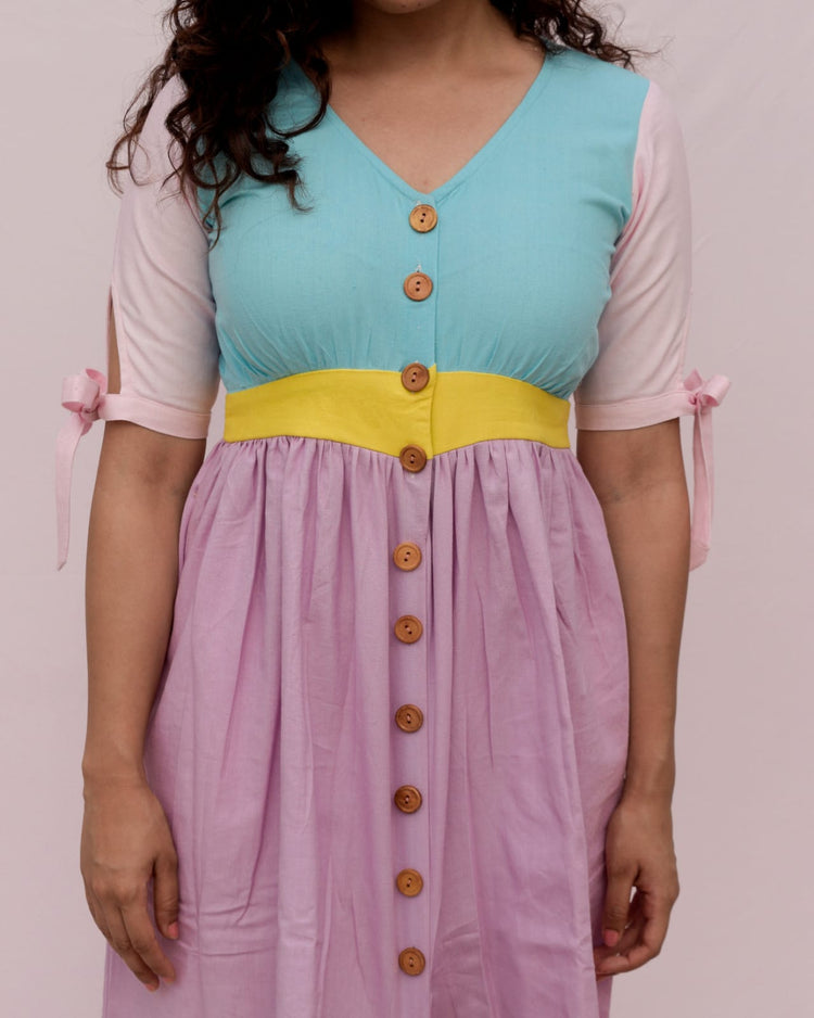 Rainbow sorbet dress
